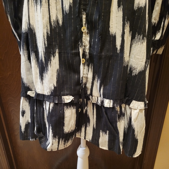 Maurices Black & White Dress With Gold Accents NWT - Picture 3 of 16